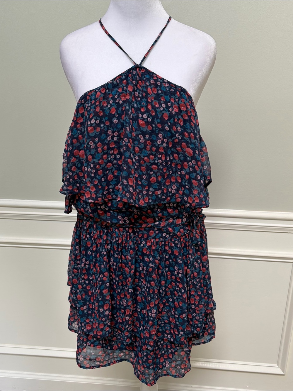 Paige Silk Darya Dress EUC Fits S/M